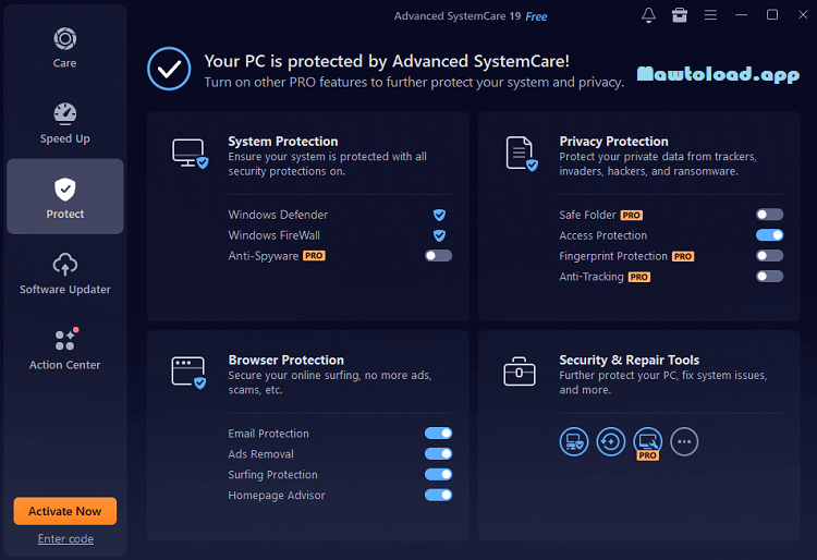 Advanced SystemCare Pro Free Download