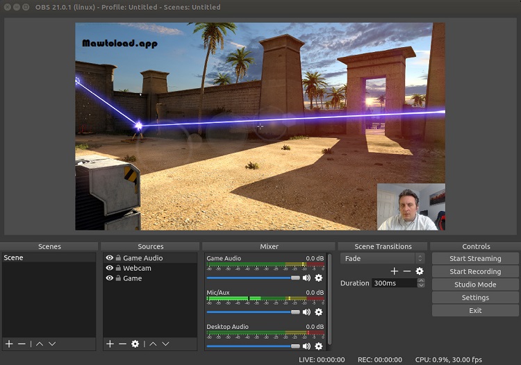 OBS Studio 32 ดาวน์โหลดฟรี