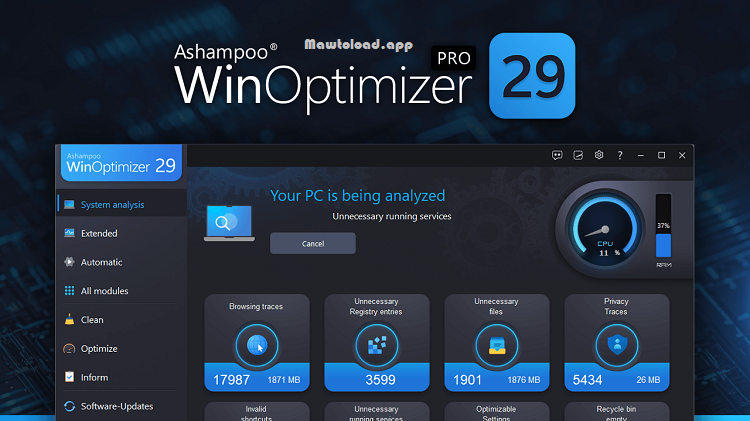 Ashampoo WinOptimizer Free Download 64-bits
