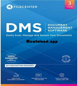 หน้าต่าง FileCenter DMS แสดง Electronic File Cabinets พร้อมโครงสร้าง Drawers และ Folders สำหรับจัดเก็บเอกสารสำนักงาน